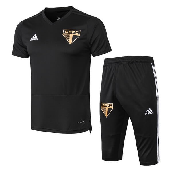 Maillot Football São Paulo Entrainement Ensemble Complet 2018-19 Noir